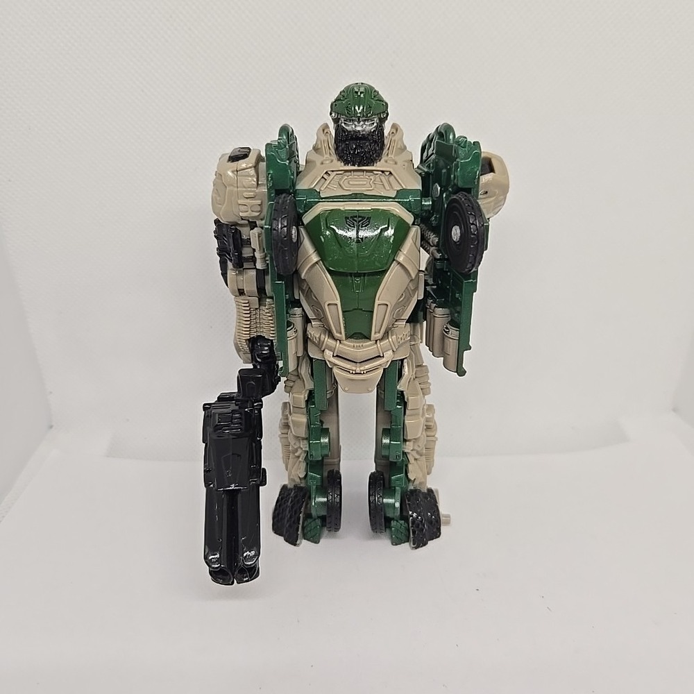 Transformers Age of Extinction Quick Draw Autobot Hound Action Figure Green Tan
